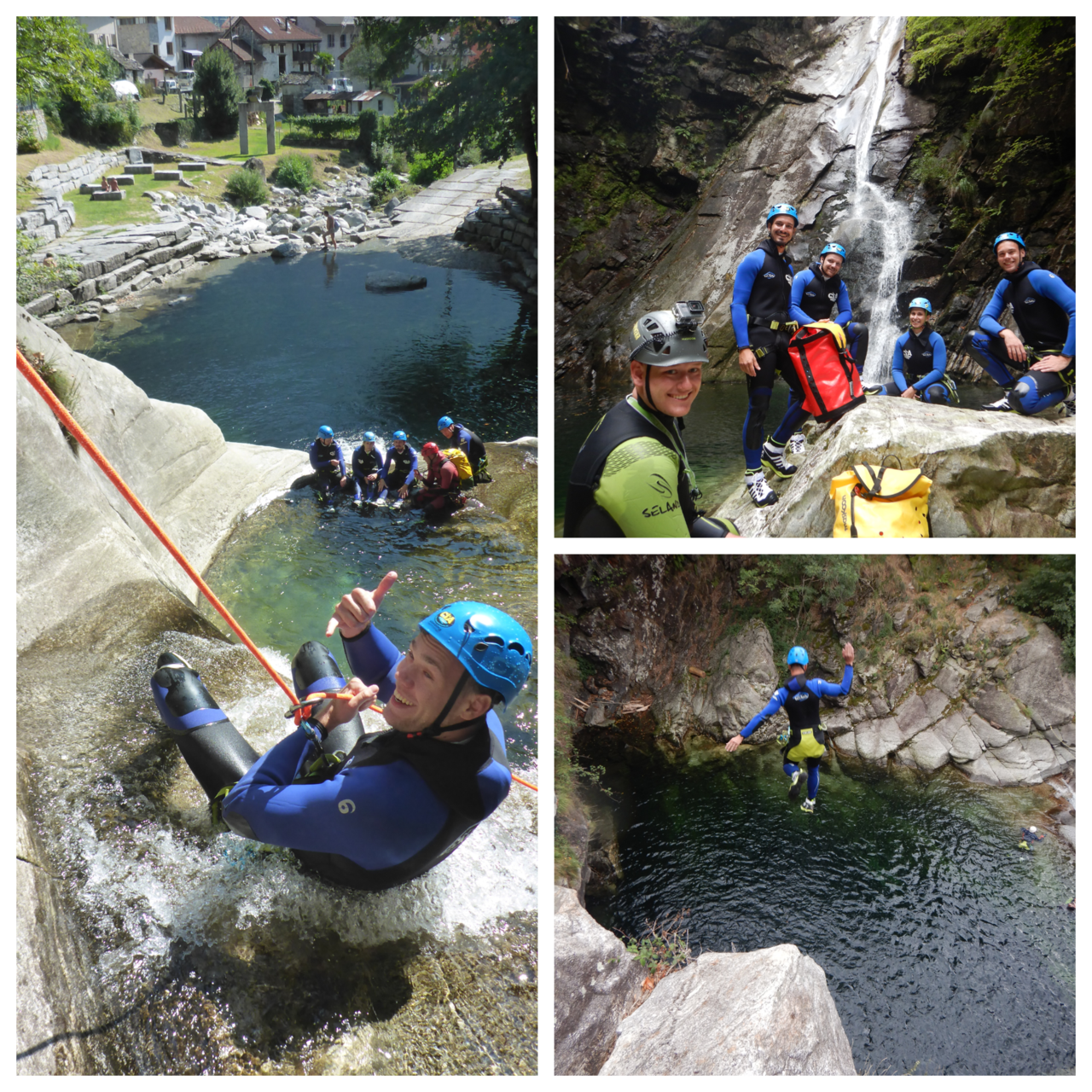 Canyoning Reise Tessin